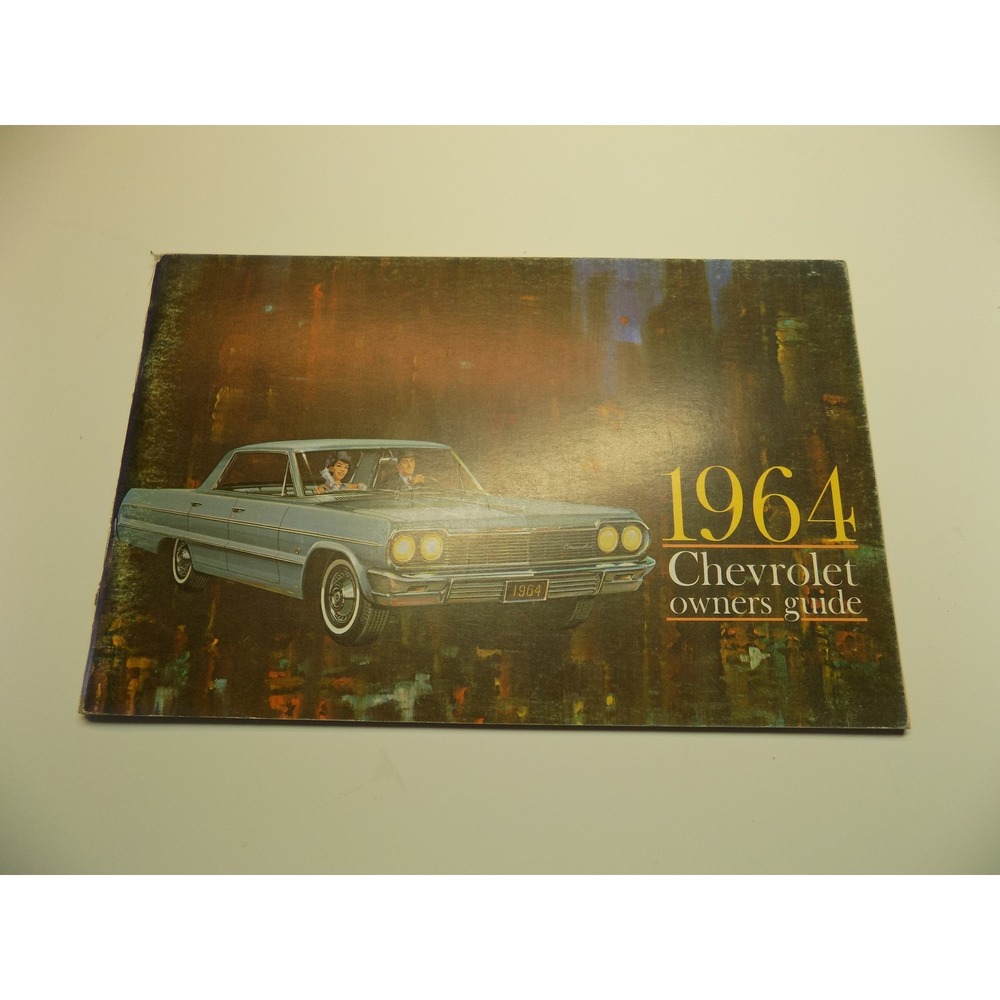 1964 Chevrolet Owners Guide Original Manual Impala Bel Air Biscayne 3841540 3rd